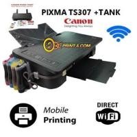 ราคา เครื่องปริ้นผ่านมือถือ printer ปริ้นเตอร์ printer canon wifi ts307 ติดแท้งค์ สินค้ามือ1รับประกันเครื่องและแท้งค์1ปี (13630533700)