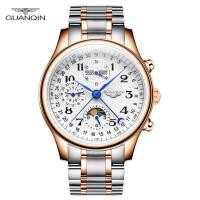 ราคา นาฬิกาข้อมือ GUANQIN 16011นาฬิกาข้อมือสำหรับผู้ชายคริสตัลแซฟไฟร์สำหรับผู้ชายนาฬิกากันน้ำปฏิทินแบบย้อนยุคระบบอัตโนมัติดั้งเดิม (22580499932)