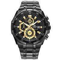 ราคา สิงค้าขายดี นาฬิกา คาสิโอ Edifice รุ่น EFR 539D กันน้ำ ผู้ชายนาฬิกาสปอร์ตควอทซ์คลาสสิกเทรนด์ธุรกิจสบาย ๆ เหล็กนาฬิกากันน้ำ (18180407120)