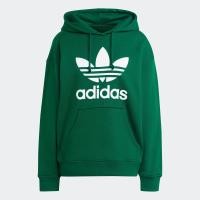 ราคา adidas ไลฟ์สไตล์ เสื้อฮู้ด Trefoil ผู้หญิง สีเขียว IB7433 (22439545751)
