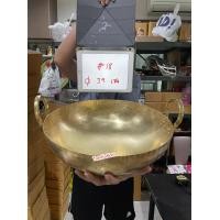ราคา กระทะทองเหลืองแท้ 100 เบอร์ 16 17 18 20 22 24 สำหรับ กวนไส้ขนม ขนมไทย เนื้อตุ๋น หมูตุ๋น (21667983568)