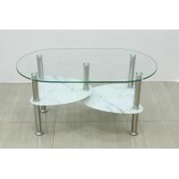 ราคา โต๊ะกลางกระจก โต๊ะกลางกระจกนิรภัย โต๊ะกลางกระจกขาเหล็ก (12754080868)