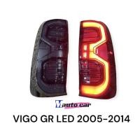 ราคา ไฟท้าย Vigo GR led bar สีแดง และ สีสโมค ปี 2005 2006 2008 2010 2012 2014 Taillamp Vigo led (22315787833)