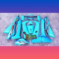 ราคา ชุดสีเวฟ100 Wave100 ตัวเก่า สีฟ้า เฟรมงานABS (960092709)