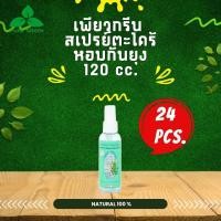 ราคา สเปรย์กันยุงตะไคร้หอมกันยุง เพียวกรีน 120 cc 24 ขวด (6074420926)