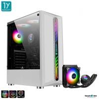 ราคา เคสคอมพิวเตอร์ Tsunami Coolman 190 1 WW Liquid Combo ARGB ARGB 2 CM 120 Tempered ATX Gaming Case รับประกันสินค้า 1 ปี (4526786529)