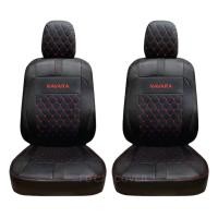ราคา ชุดหุ้มเบาะรถยนต์ ขนาดตรงรุ่น NISSAN NAVARA 2012 2023 ลาย VIP 5D แบบสวมทับ (20268153478)