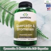 ราคา Swanson Quercetin Bromelain 250 Capsules เควอซิทิน และโบรเมเลน เควอซิติน บรอมีเลน โบรมีลีน (13498925156)