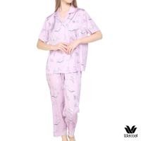 ราคา Wacoal Sleep wear ชุดนอนเสื้อแขนสั้น กางเกงขายาว ลาย Sea Life รุ่น WN7G05 (22442120015)