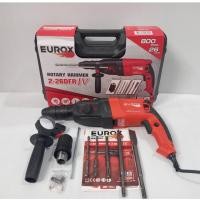 ราคา EUROX สว่านกระแทกโรตารี่3ระบบ รุ่น 2 26DFR IV 800W เจาะเสาปูน เจาะฝังพุก สกัดกระเบื้องออก สกัดเหลี่ยมคานปูน ของแท้100 (22011215142)