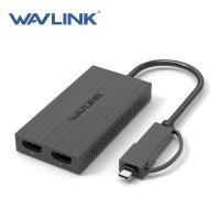 ราคา Wavlink USB 3 0 ถึง HDMI Dual Display Adapter USB A หรือ USB C ถึง HDMI สำหรับจอภาพคู่ Thunderbolt 3 4 เข้ากันได้ Dual 1080p 60Hz สำหรับ Windows Mac OS อะแดปเตอร์ HDMI อะแดปเตอร์ USB ตรวจสอบอะแดปเตอร์