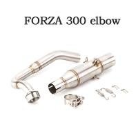 ราคา ท่อไอเสียมอเตอร์ไซค์เต็มระบบสำหรับ HONDA FORZA 300ดัดแปลงท่อไอเสียคาร์บอนนักฆ่า DB ท่อกลางลิงค์ (14563919474)