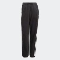 ราคา adidas Lifestyle Adicolor Classics 3 Stripes Regular Joggers Women Black IB7457 (22433594756)
