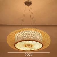 ราคา โคมไฟระย้าสไตล์ญี่ปุ่น มินิมอล วินเทจ Led โคมไฟห้อยไม้ไผ่สาน โคมไฟเพดาน ห้องนั่งเล่น ห้องนอน ร้านอาหาร (20909528864)