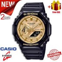 ราคา Jam Tanga Lelaki G Shock GA2100ผู้ชายนาฬิกากีฬาสองแสดงเวลากันกระแทกและกันน้ำได้ World Time LED ไฟเปิดปิดอัตโนมัตินาฬิกาข้อมือกีฬาของผู้ชายพร้อม GA 2100GB 1A รับประกัน2ปีอย่างเป็นทางการ (22556848423)