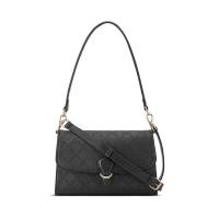 ราคา NINE WEST รุ่น LEVVY กระเป๋าถือแบบมีฝากระเป๋า สีดำ (22807474718)