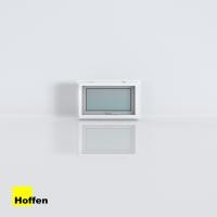 ราคา HOFFEN หน้าต่างบานกะทุ้ง หน้าต่างกระจก uPVC 80X50 ซม รุ่น PRO พร้อมมุ้ง (13503498895)