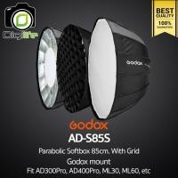 ราคา Godox Softbox AD S85S Parabolic 85cm With Grid Godox Mount For AD300Pro ML30 ML60 ML60II AD400Pro etc (6236478796)