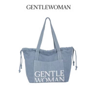 ราคา GENTLEWOMAN Compass Swipe Bag Paris BLUE Midnight กระเป๋าผ้า ผู้หญ crossbody bag กระเป๋า tote bag (22734647878)