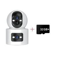 ราคา KTvsion กล้องไร้สายในตัวแบตเตอรี่กล้องคู่ Full HD 5MIP Home Camera กล้อง IP แบบหมุนได้ 360 องศา (22373081661)