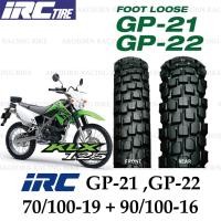 ราคา ยางกึ่งวิบาก IRC GP 21 GP 22 ใส่กับรถ KAWASAKI KLX 150 ตัวธรรมดา KLX 125 70 100 19 90 100 16 ยางใน (22100736659)