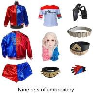 ราคา ทีมฆ่าตัวตายHarley Quinn Monster Tเสื้อ2016 Harleyคอสเพลย์Quinnเครื่องแต่งกายผู้หญิงTee Cosชุด (4572160852)