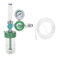 ราคา CEUO Oxygen Pressure Regulator Gauge Flow Meter O2 Pressure Reducer for Oxygen Inhaler Gas Regulator G5 8 14 Male Thread (22565571659)