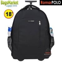 ราคา BagsMarket กระเป๋าเดินทาง Romar Polo กระเป๋า กระเป๋าเป้ล้อลาก Code R127218 Black Black (624688155)