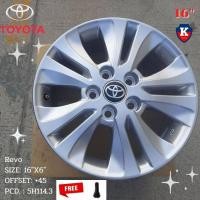 ราคา ล้อแม็ก Toyota revo ขอบ 16 ล้อแม็กแท้ศูนย์ ถอดรถป้ายแดง สีเดิม ราคาต่อวง 1600บาท ขายยกชุด4วงไม่แยกขาย พร้อมน็อตล้อแท้ศูนย์20ตัว (12562437679)