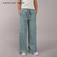 ราคา American Eagle Dreamy Drape Linen Blend Super High Waisted Baggy Wide Leg Cargo Pant กางเกง ผู้หญิง ขายาว แบ็กกี้ ไวด์เลก NWJP 032 5132 395 (22239420934)