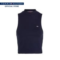 ราคา Tommy Hilfiger เสื้อ ผู้หญิง รุ่น DW0DW17985 C1G สีน้ำเงิน ทรง Cropped Fit (22461321171)