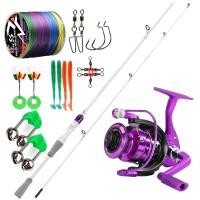 ราคา Sougayilang พร้อมส่งในไทย ชุดคันเบ็ดตกปลาแบบครบชุด คันเบ็ดสปินนิ่ง 6 ฟุต พร้อมรอกสปินนิ่งหลากสี พร้อมสายเบ็ดและชุดอุปกรณ์ตกปลาคันตีเหยือปลอม คันเบ็ดตกปลา เบ็ตตกปลาคบ1ชุด เบ็ดตกปลาคบชุด (22571956294)