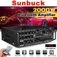 ราคา กทม จัดส่ง AV 326BT บ้านเครื่องขยายเสียงบลูทูธในตัว 2000W เครื่องขยายเสียงไฮไฟ 2 ช่อง 12 V 220V 240VAV 326BT เครื่องขยายเสียงบ้านเครื่องขยายเสียง (22726366710)