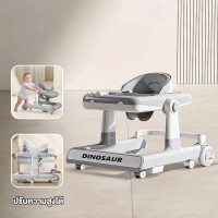 ราคา รถขาไถ รถหัดเดิน 4in1 ปรับเป็นผลักเดินได้ มีถาดของเล่น มีเสียง ปรับความสูงได้ พับได้ Baby Walker (22361284996)