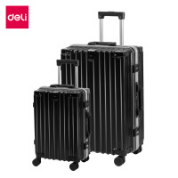 ราคา Deli กระเป๋าเดินทาง กระเป๋าเดินทางล้อลาก กระเป๋าล้อลาก 20 24 นิ้ว กระเป๋าเดินทางคุณภาพดี ทนทาน ล้อหมุน 360 องศา มี กระเป๋าลาก Suitcase (22770889164)