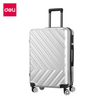 ราคา Deli กระเป๋าเดินทาง กระเป่าเดินทางมีล้อ กระเป่าลาก กระเป่าถือขึ้นเครือง ขนาด 20 24 นิ้ว หมุนได้ 360 องศา กันกระแทก Suitcase (21724041772)