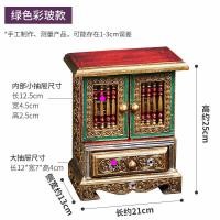 ราคา กล่องไม้เก็บเครื่องประดับ ตู้เล็กสีทอง ทรงบ้าน สไตล์เรโทร ตู้เล็กเก็บของตั้งโต๊ะ มีลิ้นชักหลายชั้น ไทยโบราณ (22807973828)