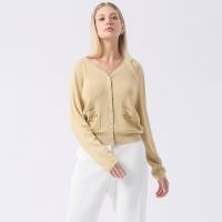 ราคา ESPADA เสื้อคาร์ดิแกนคอวีถักนิต ผู้หญิง V Neck Knitted Cardigan 04927 (22678828210)