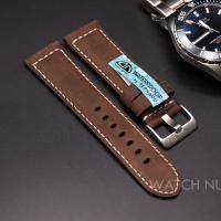 ราคา สายนาฬิกาหนังแท้ BERNARD FMD 352 เบอร์นาร์ด สายหนังแท้ จากประเทศอีตาลี เย็บด้ายรอบ ล็อคแบบนาฬิกา Swiss แข็งแรง ทนทาน (7414528660)