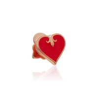 ราคา AKE AKE Heart 66 Earring Stud ต่างหูเงินแท้ 925 ลายไพ่โพธิ์แดง จำหน่าย ชิ้น ข้าง (22697661269)