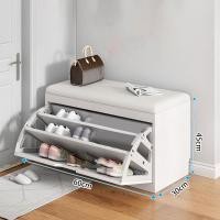 ราคา YONUO ตู้รองเท้าพร้อมเบาะนั่ง สตูลนั่ง ตู้วางรองไม้ ที่วางรองเท้า นั่งเปลี่ยนรองเท้าได้ เก้าอี้สตูลเก็บของได้ (21938379665)