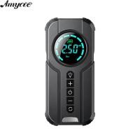 ราคา Tire Inflator Portable Air Compressor 12V Cordless Tire Inflation With Digital Tire Pressure Detection Kit Power Bank Function Bicycle Pump With LED Light (21830744650)