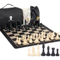 ราคา ชุดหมากรุกสากล Knight Templar Chess Set ตัวหมากรุก กระดานยาง (21748098907)