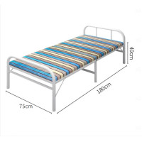 ราคา Banja shop เตียง เตียงพับ เตียงเหล็ก เตียงนอน Foldable bed เตียงเหล็กเสริม เตียงนอนราคาถูก พับเก็บได้พกพาสะดวก (4732952656)