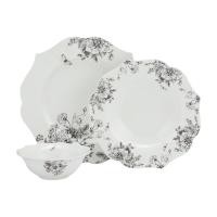 ราคา INDEX LIVING MALL ชุดภาชนะ รุ่นนัวร์ 12 ชิ้น ชุด สีขาว เทา (22742216952)