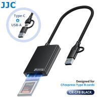 ราคา JJC CFexpress Type B ประเภท A XQD เครื่องอ่านการ์ด USB3 2 Gen2 10Gbps อะแดปเตอร์เมมโมรี่การ์ด USB A และ Type C ปลั๊กคู่เข้ากันได้กับแอนดรอยด์ Windows เอกซ์พีวิสต้า7 8 8 1 10 Mac OS System Apple iPhone