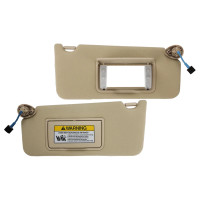 ราคา แผ่นบังแดดกระจกบังแดดด้านขวาซ้ายสีเบจที่บังแดดรถยนต์สำหรับ Honda Accord คูเป้ซีดาน2008 2012 (22128863032)