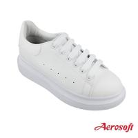 ราคา Aerosoft แอโร่ซอฟ รองเท้าผ้าใบหนัง รุ่น SN9010 รองเท้าผ้าใบเพื่อสุขภาพ (22781792966)