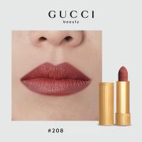 ราคา ลิปสติกGucci Rouge A Levres Mat Lip Color Gucci Matte Lipstick 502 210 208 505 ลิปสติกเนื้อแมทกันน้ำ 25 503 (22774889349)