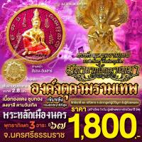 ราคา องค์จตุคามรามเทพ มหาลาภเงินไหลมาเทมา เนื้อทองแดงชุบทองลงยา 8 สีตามวันเกิด (22745388207)